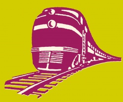 An illustration of a train