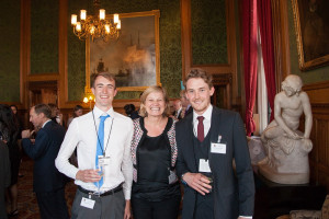 Sam Parr, Cilla Snowball CBE and Will Hazelton