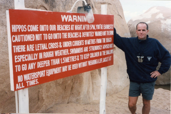 Peter Nicholas Harwood in Livingstone, Malawi