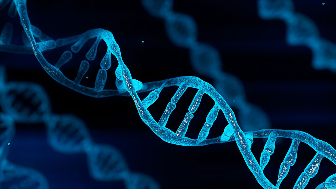 Graphical illustration of a DNA strand