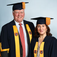 Andrew and Caroline Fisher