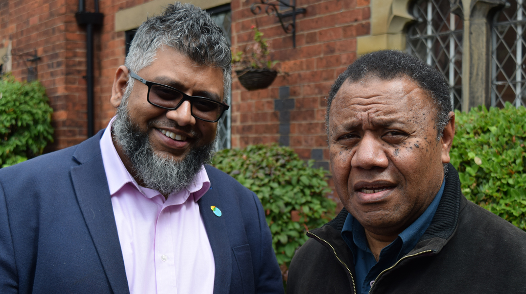 Social impact: Dr Mosese Dakunivosa and Saidul Haque, Citizens UK